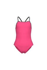 Solid Swimsuit Kız Çocuk Mayo