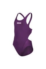 Team Swimsuit Swim Tech Solid Çocuk Mor Yüzücü Mayosu 004764911