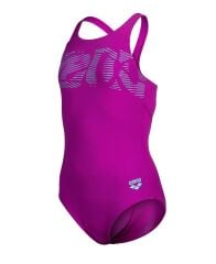 G ARENA GRAPHIC SWIMSUIT V BACK VERY KIZ ÇOCUK YÜZÜCÜ MAYOSU