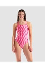 W RIPPLE PRINT SWIMSUIT LIGHTDROP