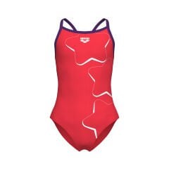 GIRL'S ARENA STAR GRAPHIC SWIMSUIT LIGHTDROP BACK KIZ ÇOCUK MAYOSU