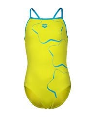 GIRL'S ARENA STAR GRAPHIC SWIMSUIT LIGHTDROP BACK KIZ ÇOCUK MAYOSU