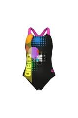 Girl's Dots Swimsuit Swim Pro Back Kız Çocuk Mayo