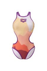 WOMEN'S ARENA ONE MORNING LIGHT SWIMSUIT TECH BACK KADIN YÜZÜCÜ MAYOSU
