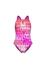 Multi Colours Swimsuit V Back Kız Çocuk Mayo