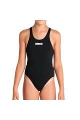 Team Swimsuit Swim Tech Solid Çocuk Siyah Yüzücü Mayosu 004764550