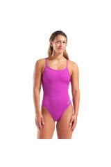 Team Swimsuit Challenge Solid Kadın Pembe Yüzücü Mayo 004766906