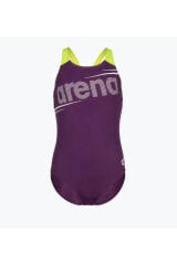 G Bold Swimsuit V Back Mor Kız Çocuk Yüzücü Mayosu 011755960