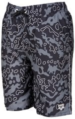 CAMOUFLAGE JR LONG BERMUDA ASPHALT,WHITE