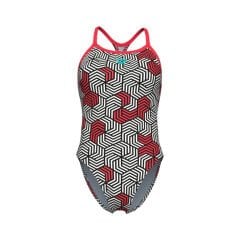 WOMEN'S ARENA GEOMETRY SWIMSUIT SWIM KADIN YÜZÜCÜ MAYOSU(F BEDEN)