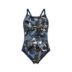 WOMEN'S ARENA SCRATCHED SWIMSUIT SUPER FLY BACK MULTI KADIN YÜZÜCÜ MAYOSU