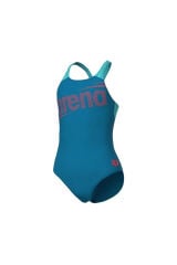 G Bold Swimsuit V Back Mavi Kız Çocuk Yüzücü Mayosu 011755680