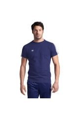 Team Erkek Mavi Günlük Stil T-Shirt %100 COTTON